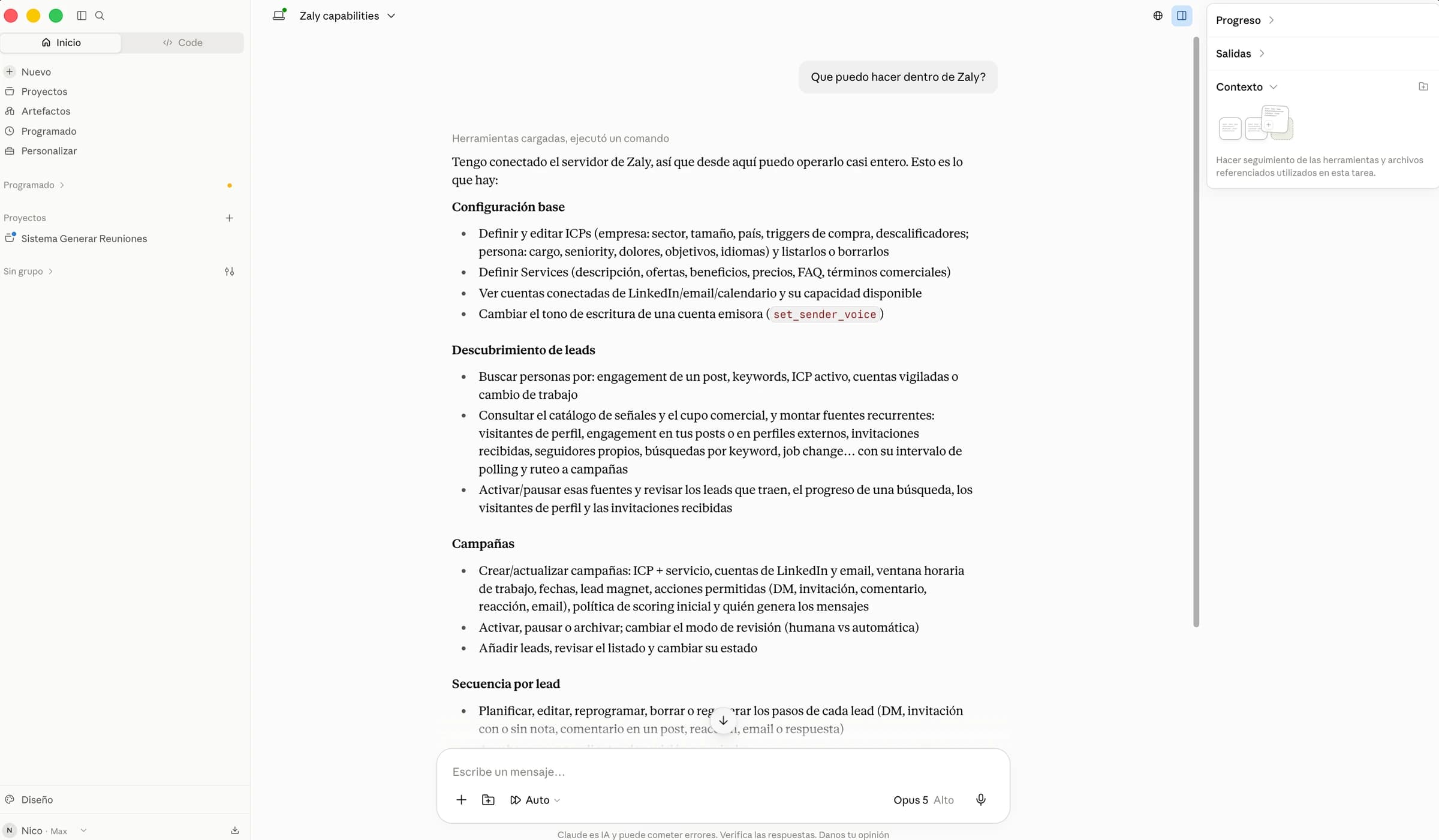 Actívalo y pregúntale